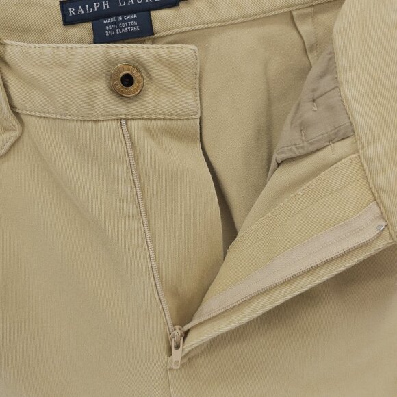 RALPH LAUREN Equestrian Pants Cream Color Cotton Stretch Size 6 - Picture 7 of 9